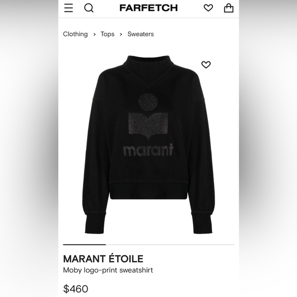 BNWT Isabel Marant Moby Sweatshirt - Picture 2 of 8